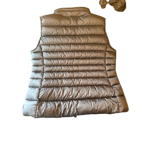 Save The Duck Womens Ultra Light Puffer Vest Plumtech Synthetic Black Medium - Picture 5 of 8